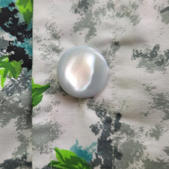 1960s True Vintage Floral Housedress Medium Retro Classic Timeless Elegance - Picture 5 of 10